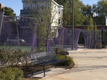 Serpentine Fence, Jamaica Plain South Street Mall and Court, by Beth Galston (Clements/Howcroft Photography)